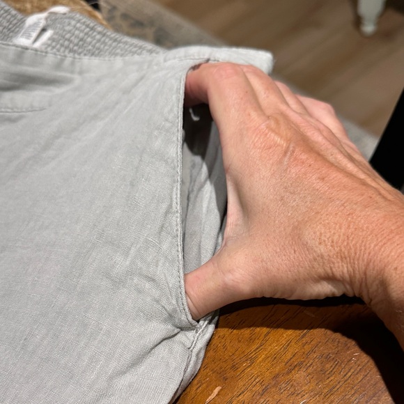 Light Gray Wide-Leg Pants - Picture 2 of 4